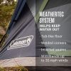 Skydome Camping Tent, 4 Person Weatherproof Tent with 5 Minute Setup, includes Pre-Attached Poles, Rainfly, Carry Bag