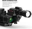 4X32 Prism Rifle Scope With Rear Iron Sight & Fiber Optics Sight Tri-Illuminated Rapid-Changing Etched Reticle ACOG 20mm Rail
