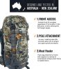 Hunting Backpacks for Men,Internal Frame Hunting Pack with Rifle Holder,40L/80L + Extendable Capacity for Bow Rifle Gun
