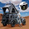 Explorer Rooftop Tent Hardshell with Luggage Racks&Replaceable Netting Rain Curtains, Truck Bed Tent for Camping, Pop Up Roof Top Tents for Truck Jeep
