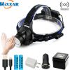 zk30 Body Motion IR Sensor head light V6 LED Headlamp zoomable headlight Inductive bright head lamp camping/fishing headlight