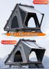 Explorer Rooftop Tent Hardshell with Luggage Racks&Replaceable Netting Rain Curtains, Truck Bed Tent for Camping, Pop Up Roof Top Tents for Truck Jeep