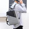Anti Theft Laptop Backpack Travel Backpack Airline Approved Waterproof College School Bag With USB Charging Port For Men Women