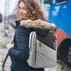 Anti Theft Laptop Backpack Travel Backpack Airline Approved Waterproof College School Bag With USB Charging Port For Men Women
