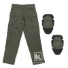 KRYDEX G3 Combat Trousers Ranger Green CP Style Tactical BDU Uniform Pants With Knee Pad For Outdoor Hunting