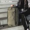 Fashion Large Capacity Canvas Backpacks Men's Women's Hand-held Crossbody Travel Bag Sports Outdoor Cylindrical Luggage Bag