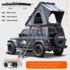 Explorer Rooftop Tent Hardshell with Luggage Racks&Replaceable Netting Rain Curtains, Truck Bed Tent for Camping, Pop Up Roof Top Tents for Truck Jeep