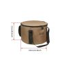 Multifunctional Portable Dutch Oven Canvas Storage Pouch Storage Bags Cooking Utensils Organizer for Outdoor Activities BBQ